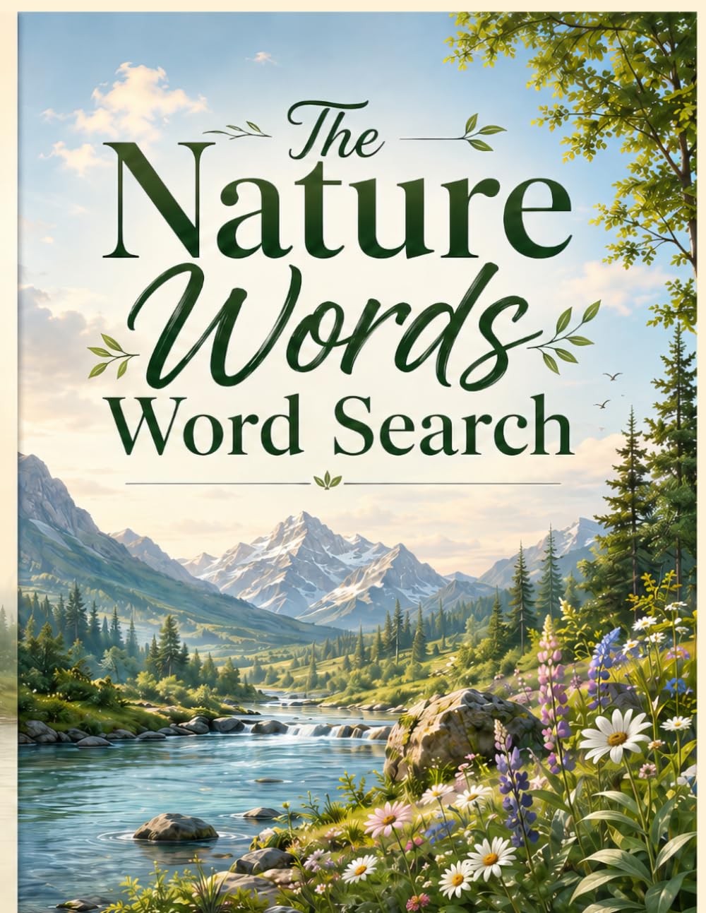 The Nature Words Word Search: 100 Relaxing Nature-Themed Word Search Puzzles for Adults and Teens