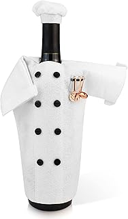 Sponsored Ad - Wine Cover Gifts For Chefs - Wine Bottle Cover Gifts For Cooks, Chef Gifts For Men or Woman, Chef Wine Bott...