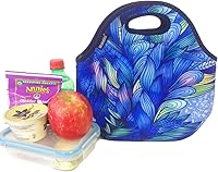 Vista 19 de Wrapables Bolsa de almuerzo de neopreno aislada, notas musicales