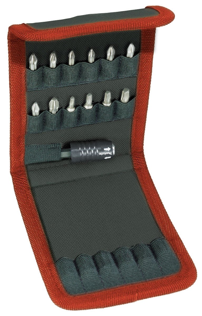 Makita P-54069 Set of 14 Screwdriver Bits with Bit Holder and Soft Case, Schwarz, Variety pack - Image 2