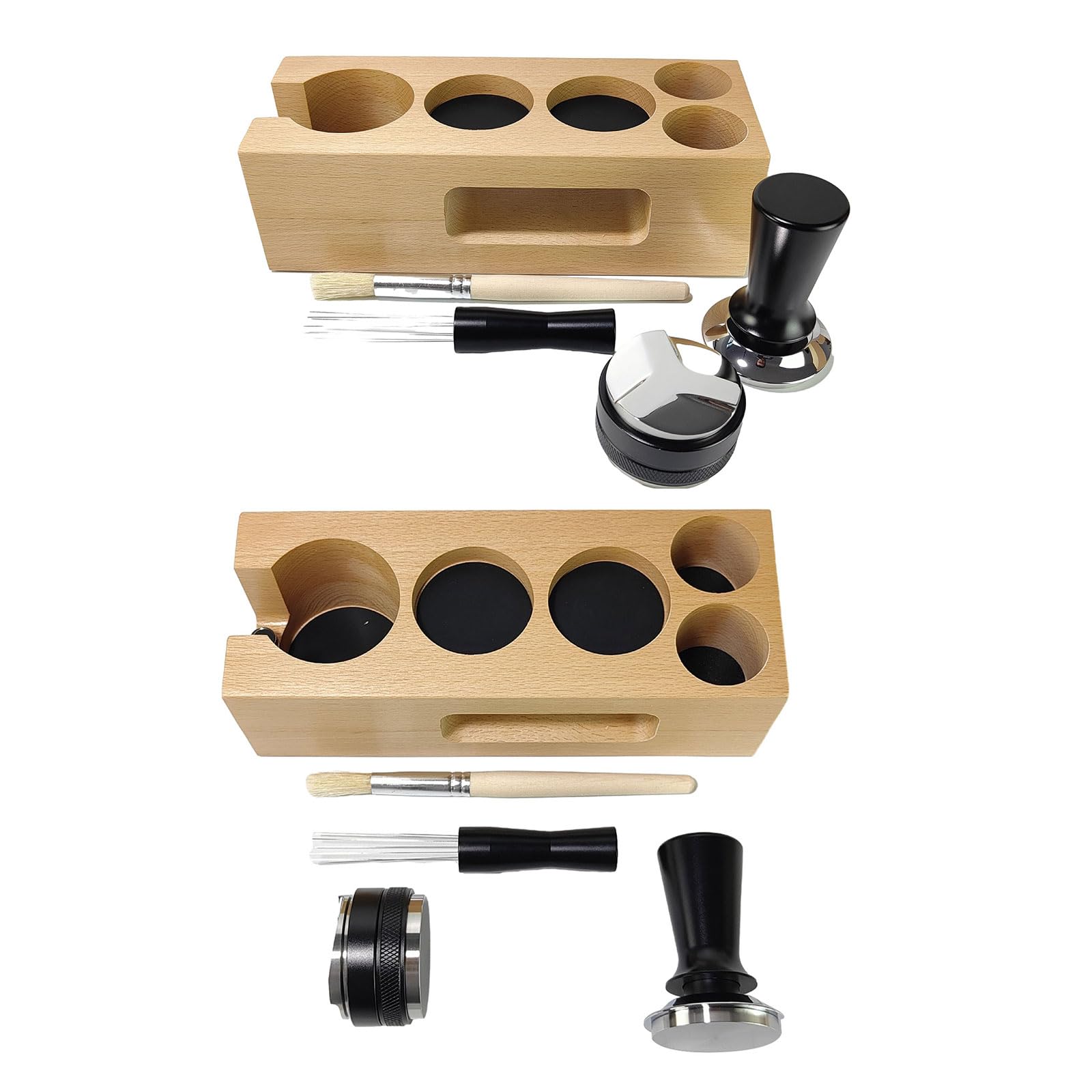 Générique Distributeur de café Pratique, Pack d ' Accessoires de café, Station de Dosage en Bois, agitateur, Parfait pour Les Amoureux, Fournitures de Cuisine de Bureau