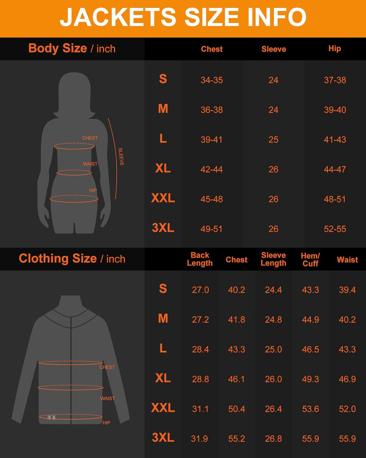 Heated Jacket for Women with Bαtterγ Pack, Winter Outdoor Soft Shell Electric Heating Coat with Detachable Hood - Image 6