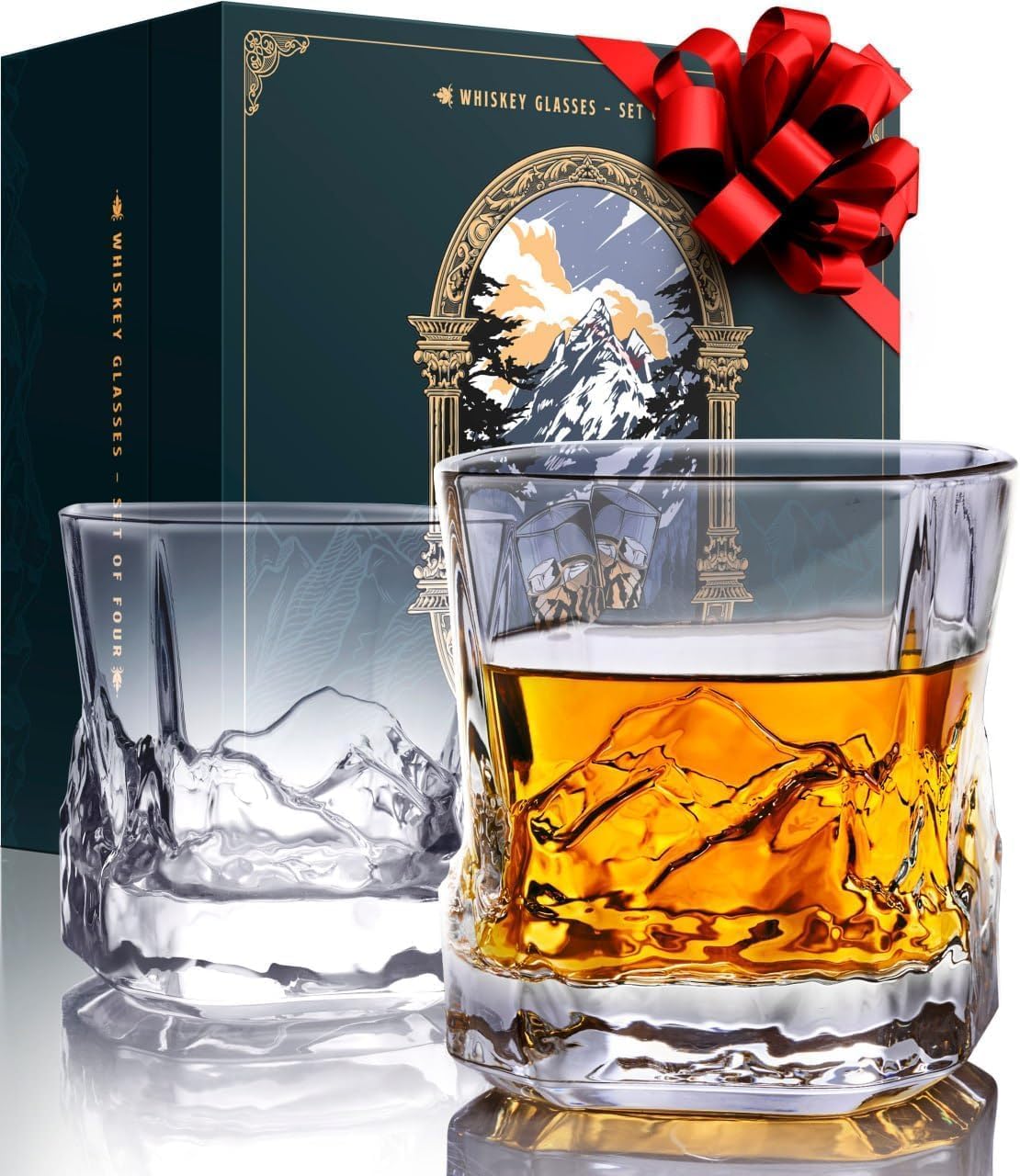 Unique Everest Bourbon Glasses Set of