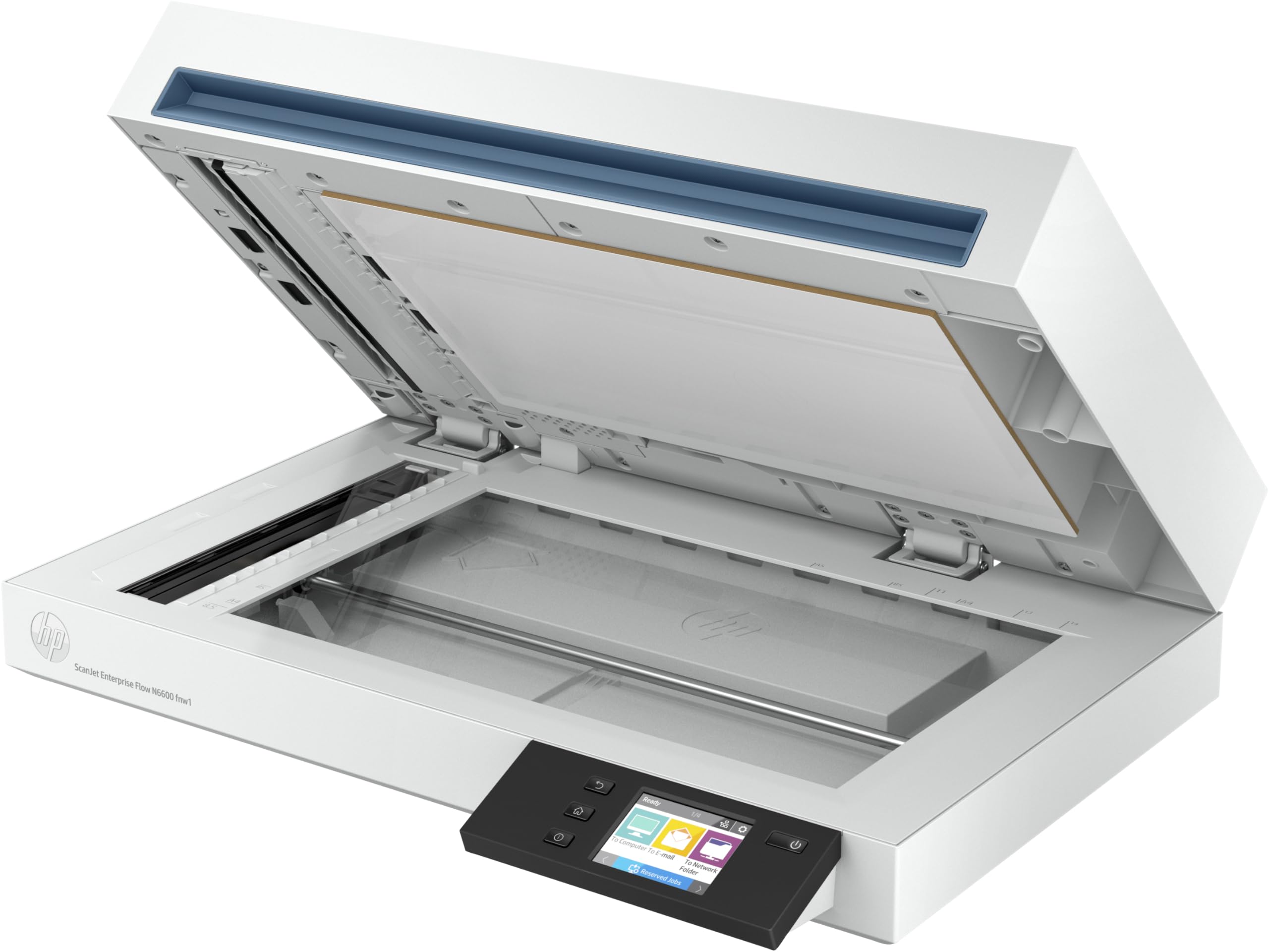HP ScanJet Enterprise Flow N6600 fnw1 Scanner ADF Flachbettscanner Ethernet USB 3.0 WiFi Touchscreen