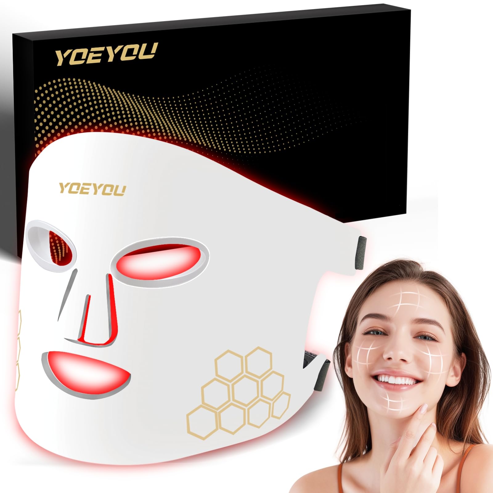 Amazon.com : YOEYOU Red Light Therapy for Face, 850nm Near