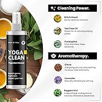 Vista 4 de Yoga Clean – Limpiador de esterillas de yoga ecológico y spray desodorante Neutraliza el sudor y el olor para proteger tu esterilla Fórmula a