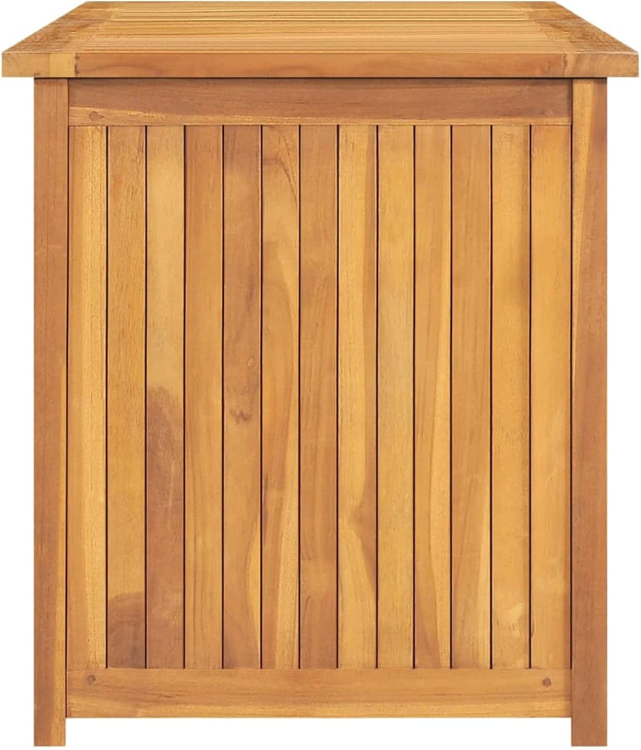 Garden Chest Solid Teak Wood Outdoor Storage Bench Decorative Baules 200 x 50 x 55 cm