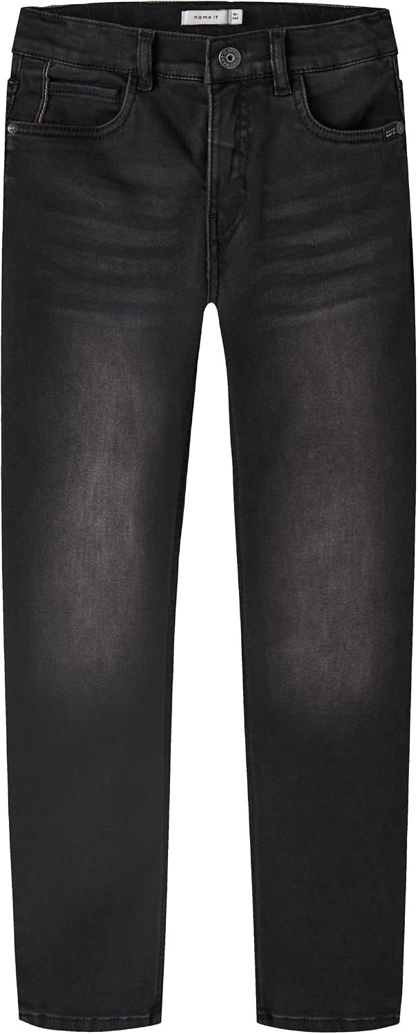 (-44%) NAME IT Jungen Nkmtheo Xslim 1507-Cl Noos Jeans, Black Denim, 170