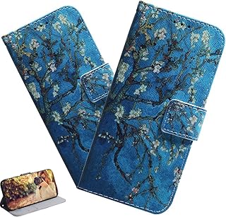 LEMAXELERS Motorola Moto Edge 40 Pro Phone Case Moto Edge 40 Pro Cover Shockproof Blue Flower PU Leather Flip Notebook Wallet Magnetic Stand Card Slot Folio Case for Moto Edge 40 Pro,TX Blue Almond