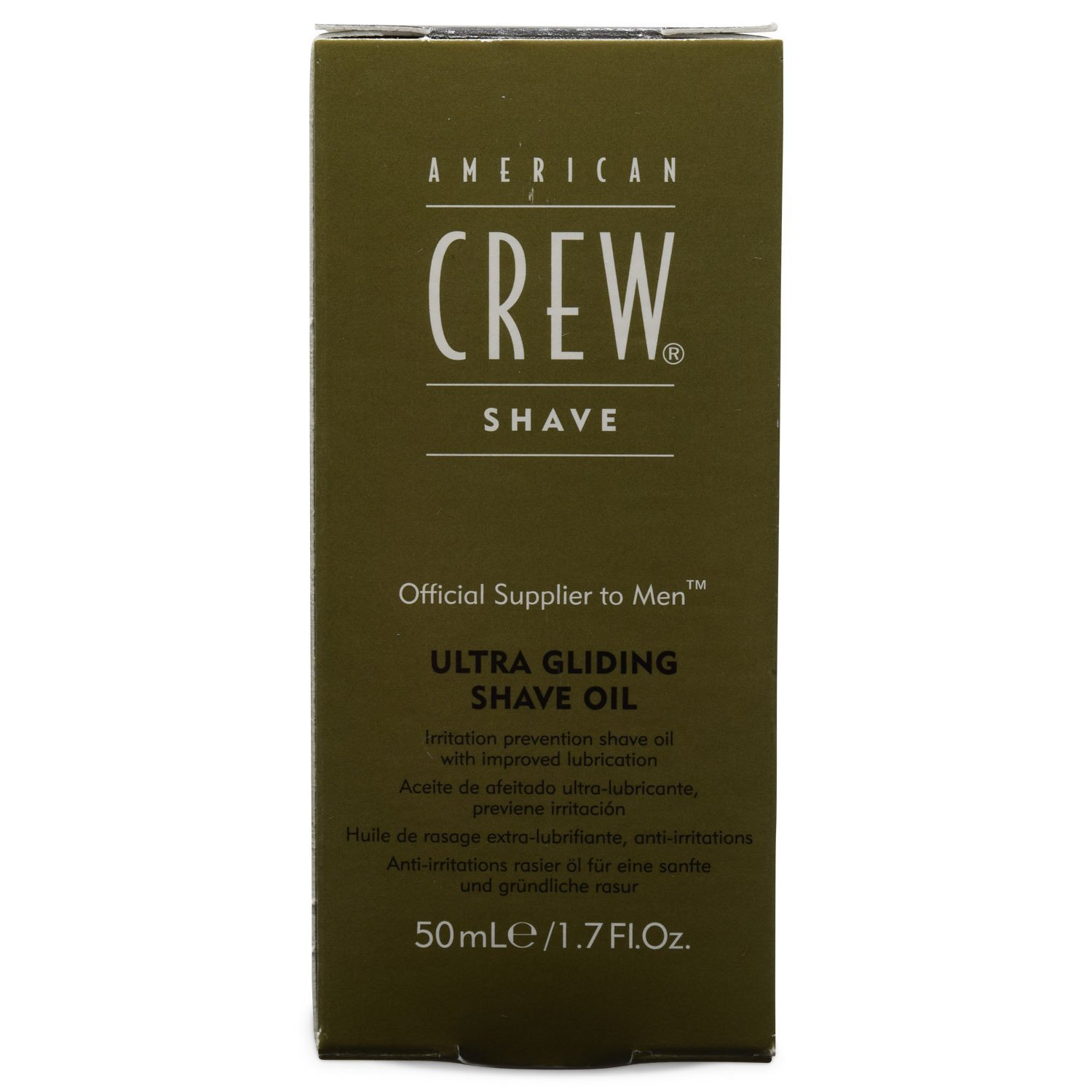 AMERICAN CREW Ultra Gliding Shave Oil, 1.7 Ounce 1.7 Fl Oz (Pack of 1)