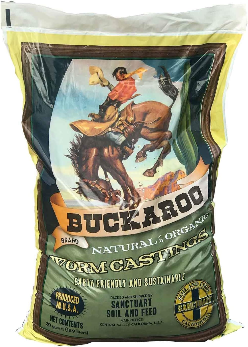 Buckaroo Brand Organic Worm Castings