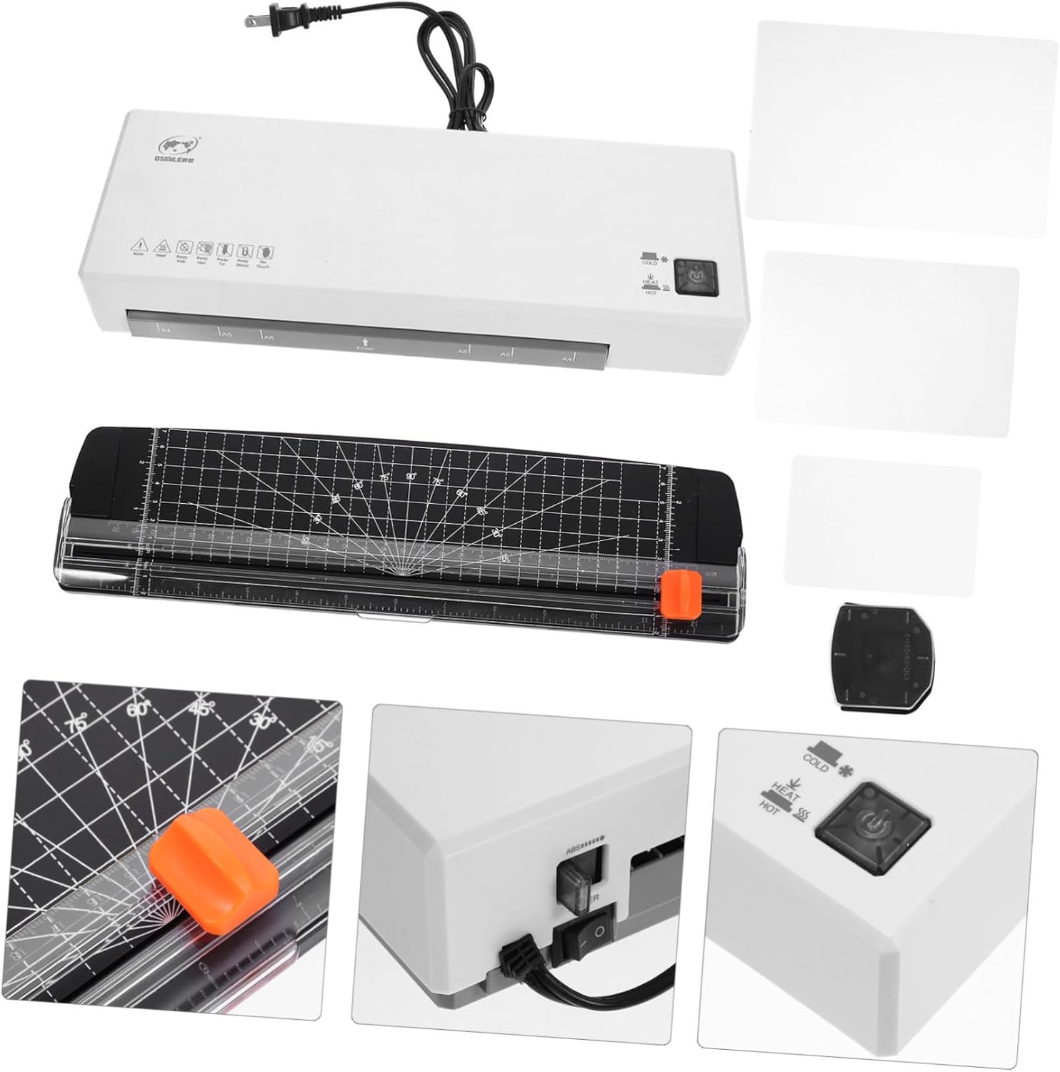 Photo Laminating Machine RRR Laminating Compact Desktop Laminator for Office Easy to Carry Thermal Lamination Machine