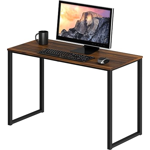 SHW Mission 32-Inch Home Office Computer Desk, Walnut