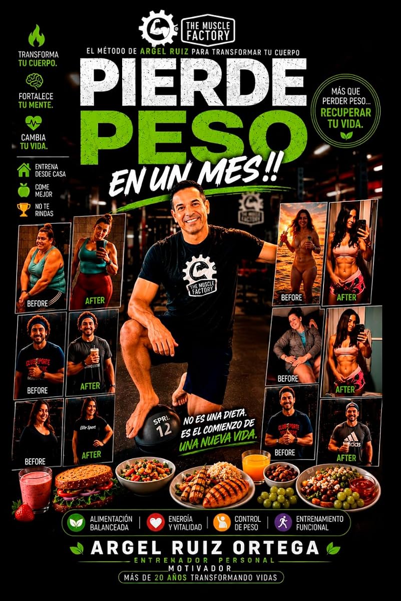 Pierde peso en un mes: Sistema Progresivo de Entrenamiento y Nutrición en 30 días para transformar tu cuerpo desde casa (Edición española)