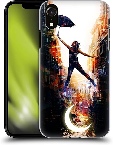 Miniatura 16 de Head Case Designs Officially Licensed Dave Loblaw Synthwave Street Sci-Fi and Surreal Hard Back Case Compatible with Apple iPhone XR Synthwave