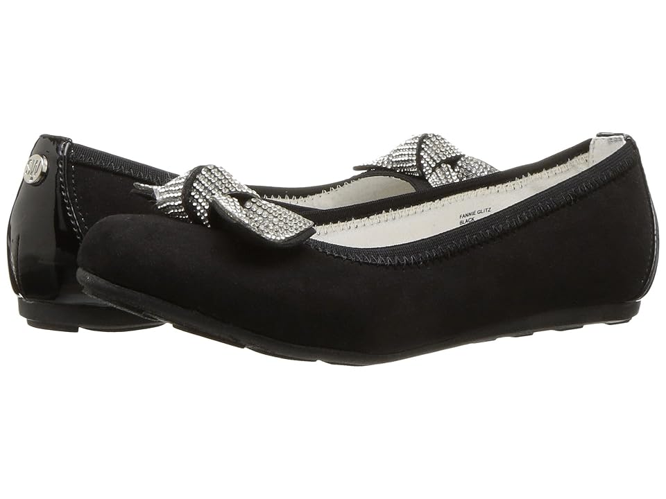 

Stuart Weitzman Kids Fannie Glitz (Little Kid/Big Kid) (Black) Girl's Shoes