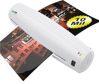 Apache 13 Inch 3-10 Mil Thermal Laminator for Better Seal for 5 Mil, Thick Projects in 10 Mil, Multiple 3-5 Mil Pouches At Once, Simple Reliable Compact Design Ideal for Office, School, Crafts & DIY