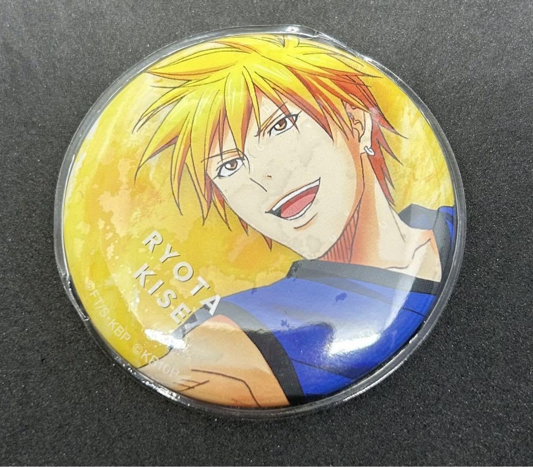 黒バス 黄瀬涼太　10th 缶バッジ 黒子のバスケ ホログラム 缶バッジ ナムコ 10周年 黄瀬涼太