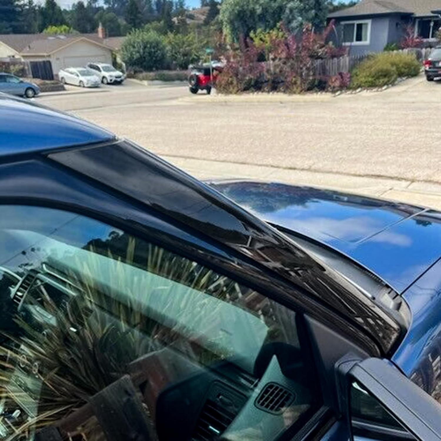 KUAFU A-Pillar Trim Compatible with 2009-2019 Ford Flex Windshield Outer A Pillar Trim Molding Panel Replacement for BA8Z7403136AA Passenger Side Black