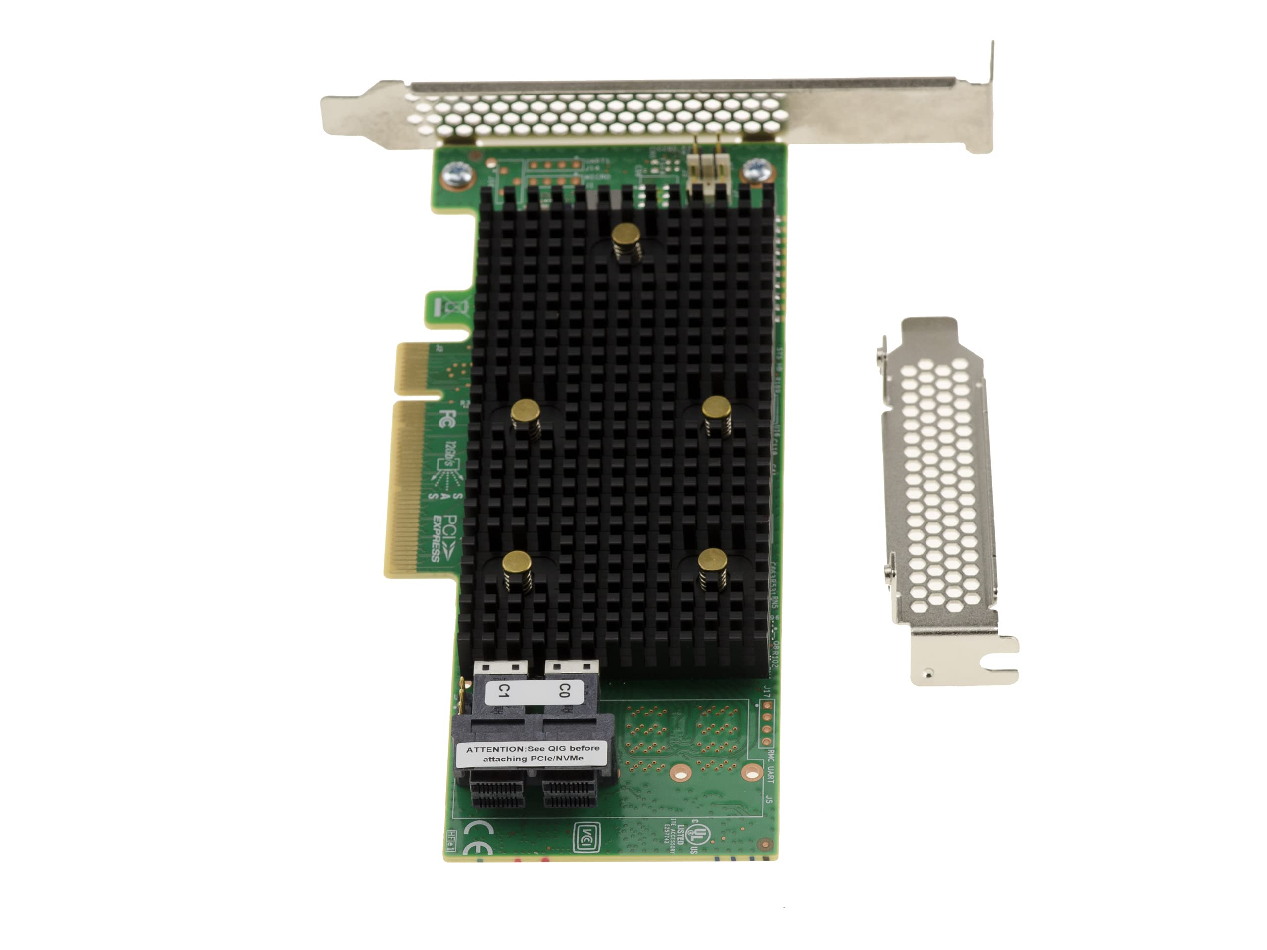 KALEA-INFORMATIQUE PCIe 3.1 SAS SATA NVMe 12GB 8 Porte Interne - Raid 0 1 5 10 50 - BROADCOM Originale LSI 9440-8i - Ref 05-50008-02