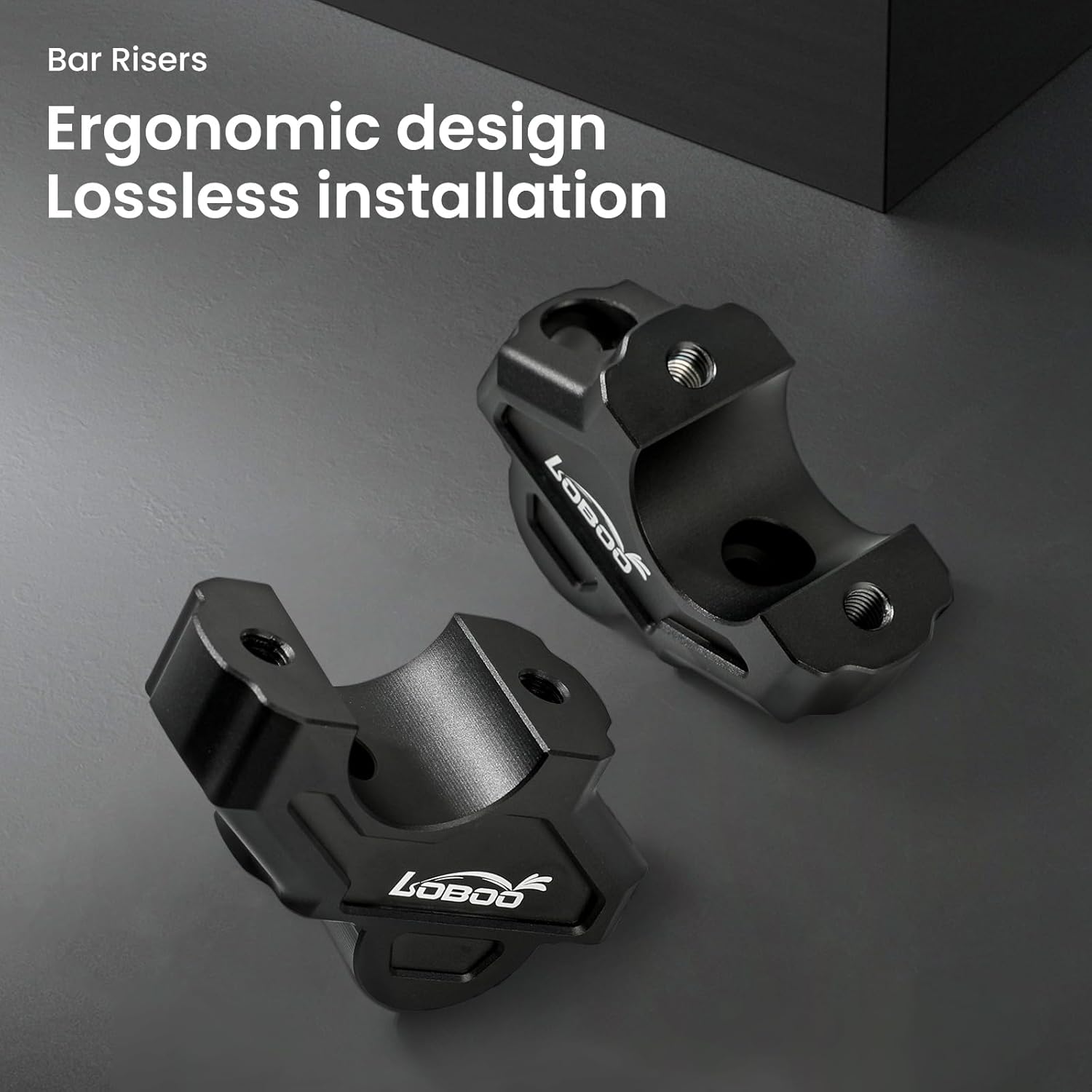 Motorcycle Handlebar Riser Clamp, Bar Risers Increase Motorcycle Handlebar Height ，Compatible With Harley-Davidson Pan America 1250，Motorcycle Handlebar Heightening Riser Mount Clamp