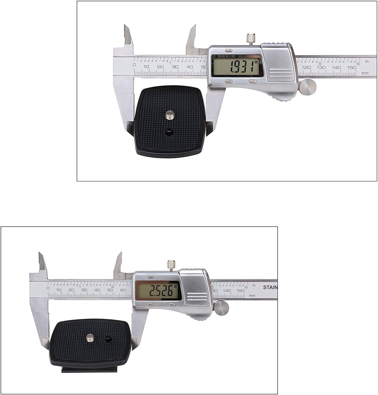 Camera Tripod Monopod Head Quick Release Plate QR Camera Mount Adapter with 1/4'' Screw for Q111 Q222 Q100 Tripod
