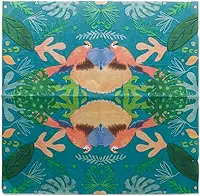 LYOR - Conjunto de 20 Guardanapos de Papel Estampado Tropical Birds 33cm x 33cm