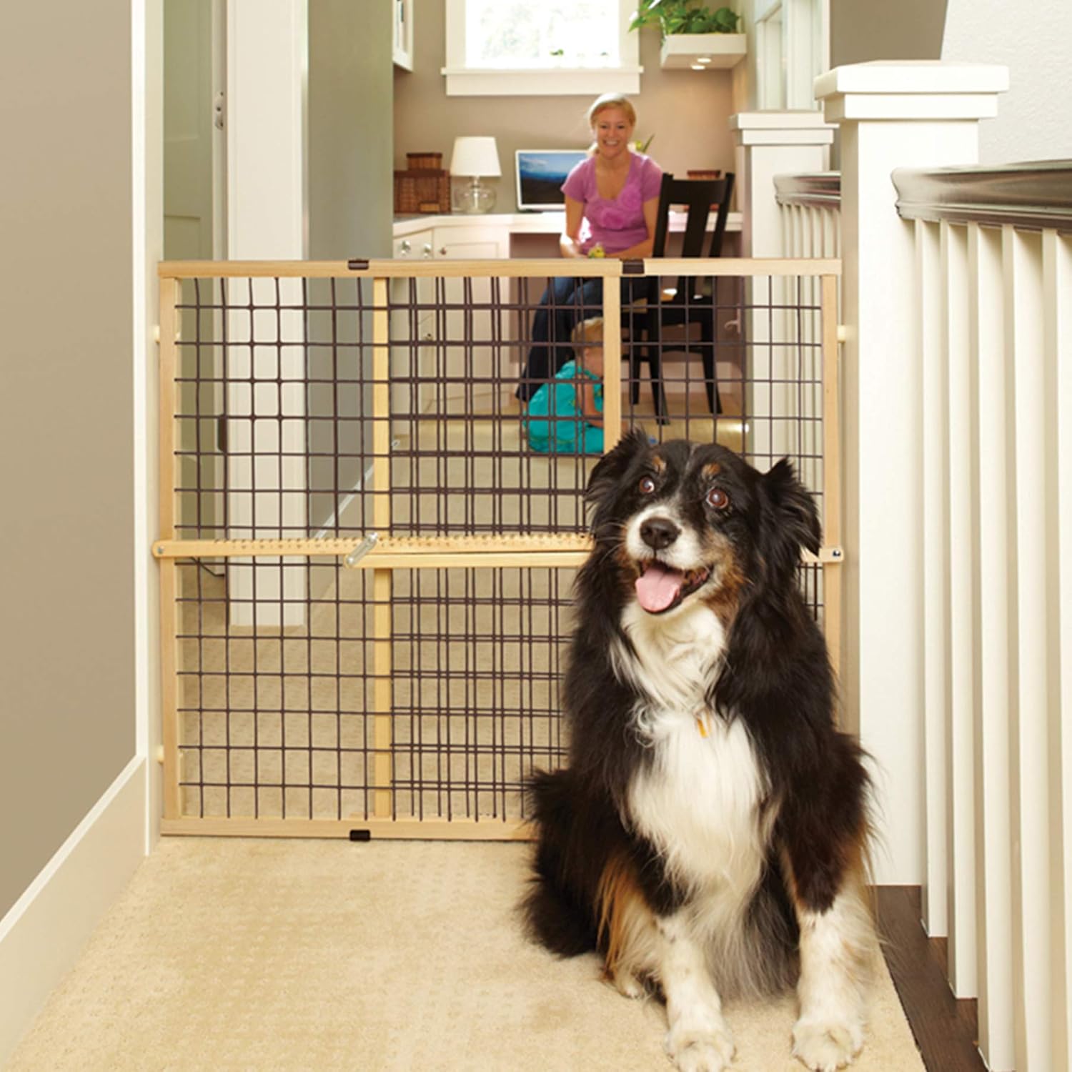 MYPET North States Wire Mesh Dog Gate 29.550" Wide