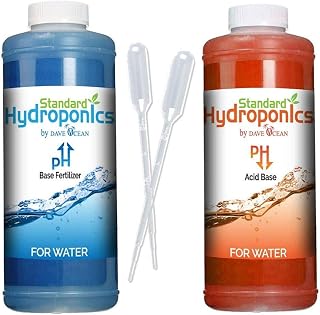 Standard Hydroponics pH Up and Down Kit,10 Ounce Liquide Nutrients Solution, For Hydroponic Grow Media, Coco Coir-Soil pH (PH Up-Down)
