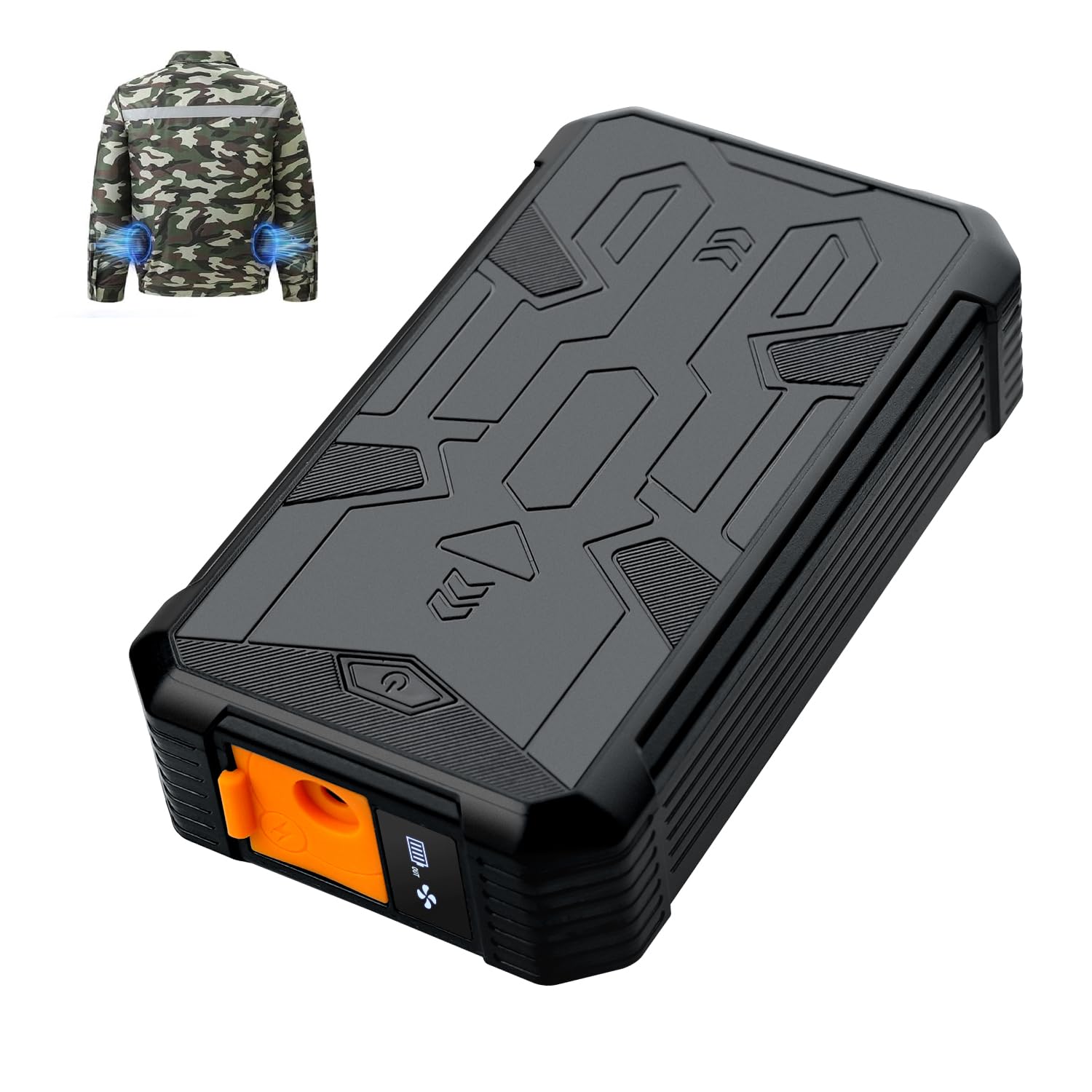 空調作業服 バッテリー 30V 超高出力 30000mAh 【2026新モデル・P18W急速充電・４段階電圧調節】 DC/USB 2way出力 液晶ディスプレイ搭載 iPhone/iPad/Android各機種対応 熱中症対策 現場作業 農作業 アウトドア