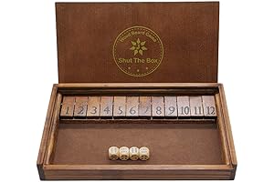 LUCKYIDAYS Wooden Board Game