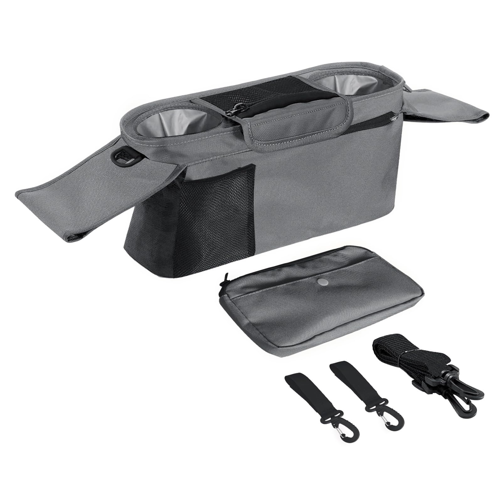 Organizadores estancos para cochecitos de bebé con, Gray