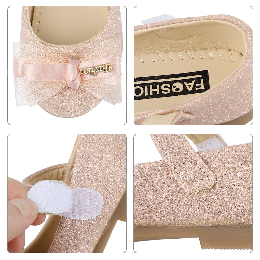 MK MATT KEELY Bailarinas Niña de Vestir Zapatos de la Princesa Brillante Merceditas Ballet Flats con Lazo 2-7 Años
