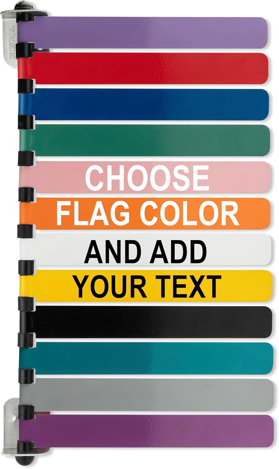 Carstens Custom Color with Text Exam Room Status & Signal Flags