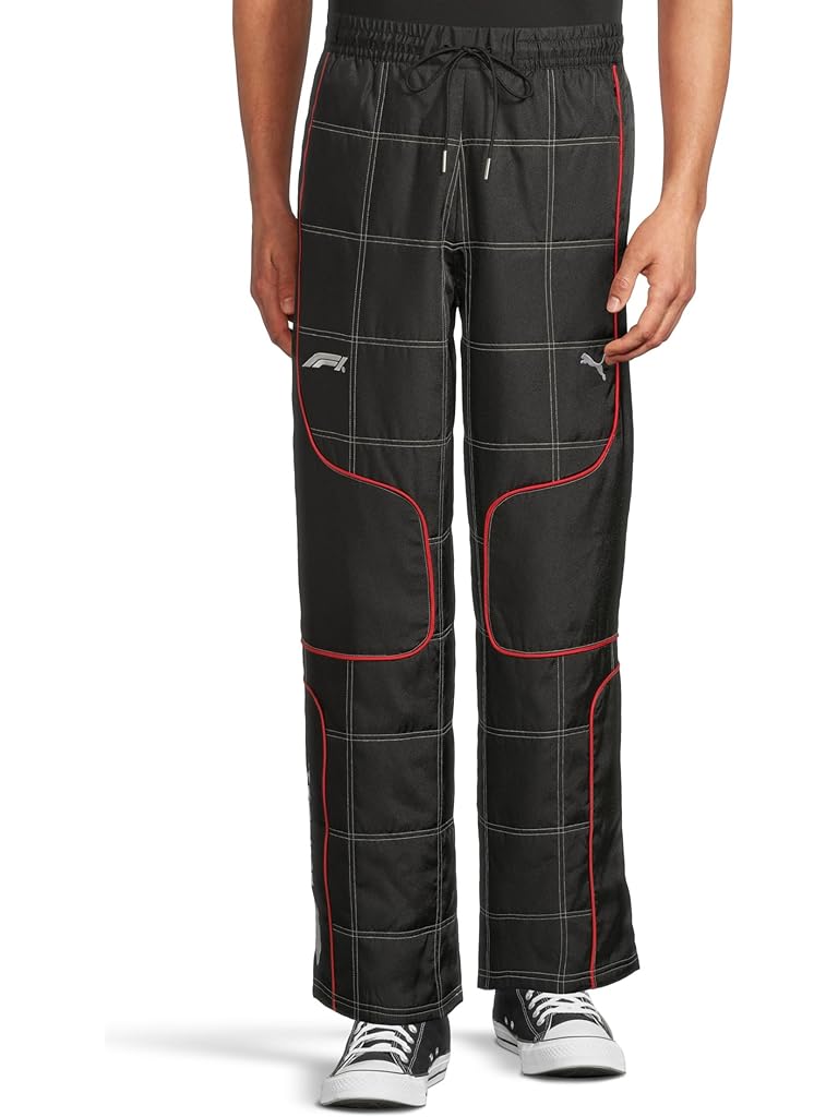 Black PUMA Formula 1 Lifestyle Racing Pants