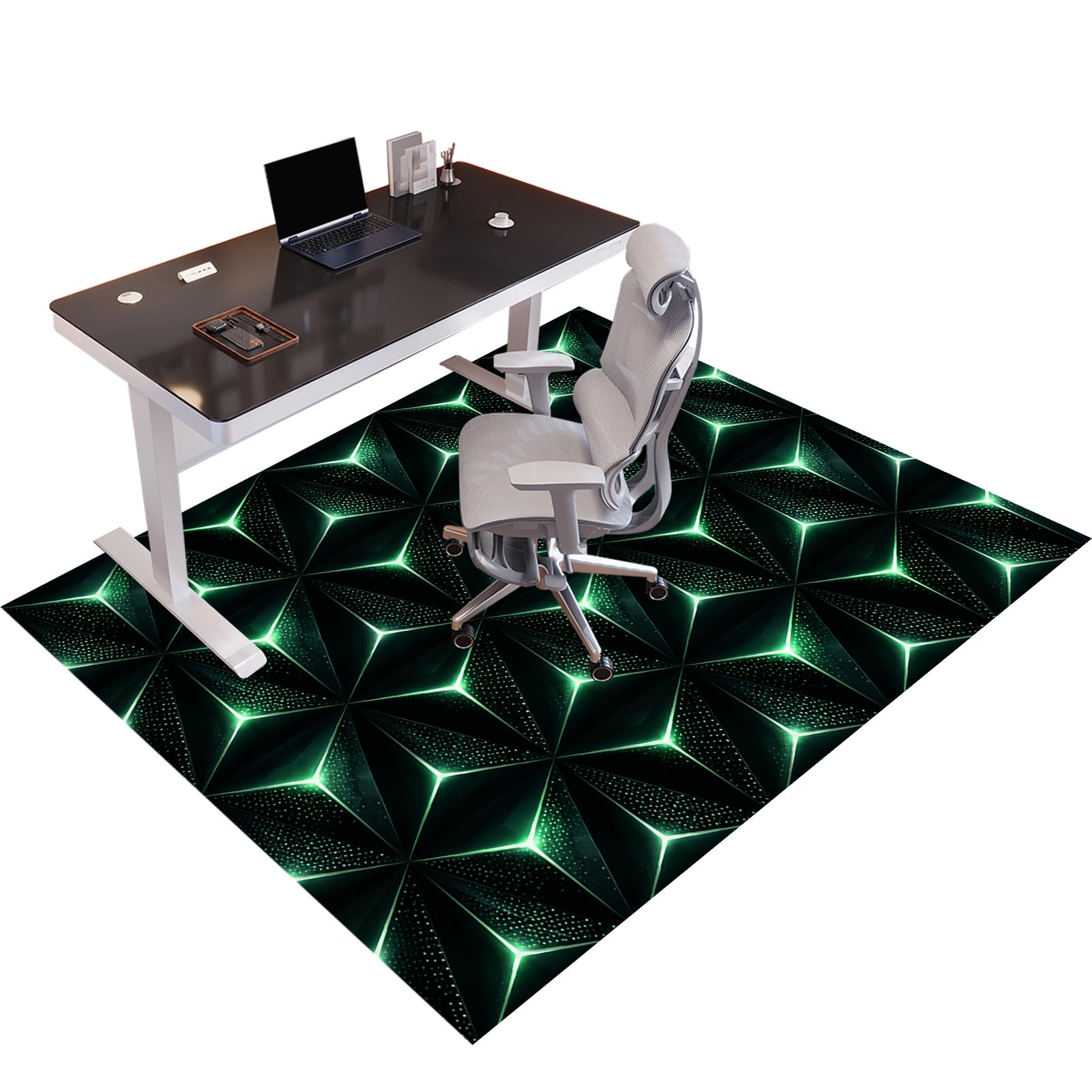 Tapis de Chaise de Bureau Gaming Tapis Protège-Sol 140 x 180 cm