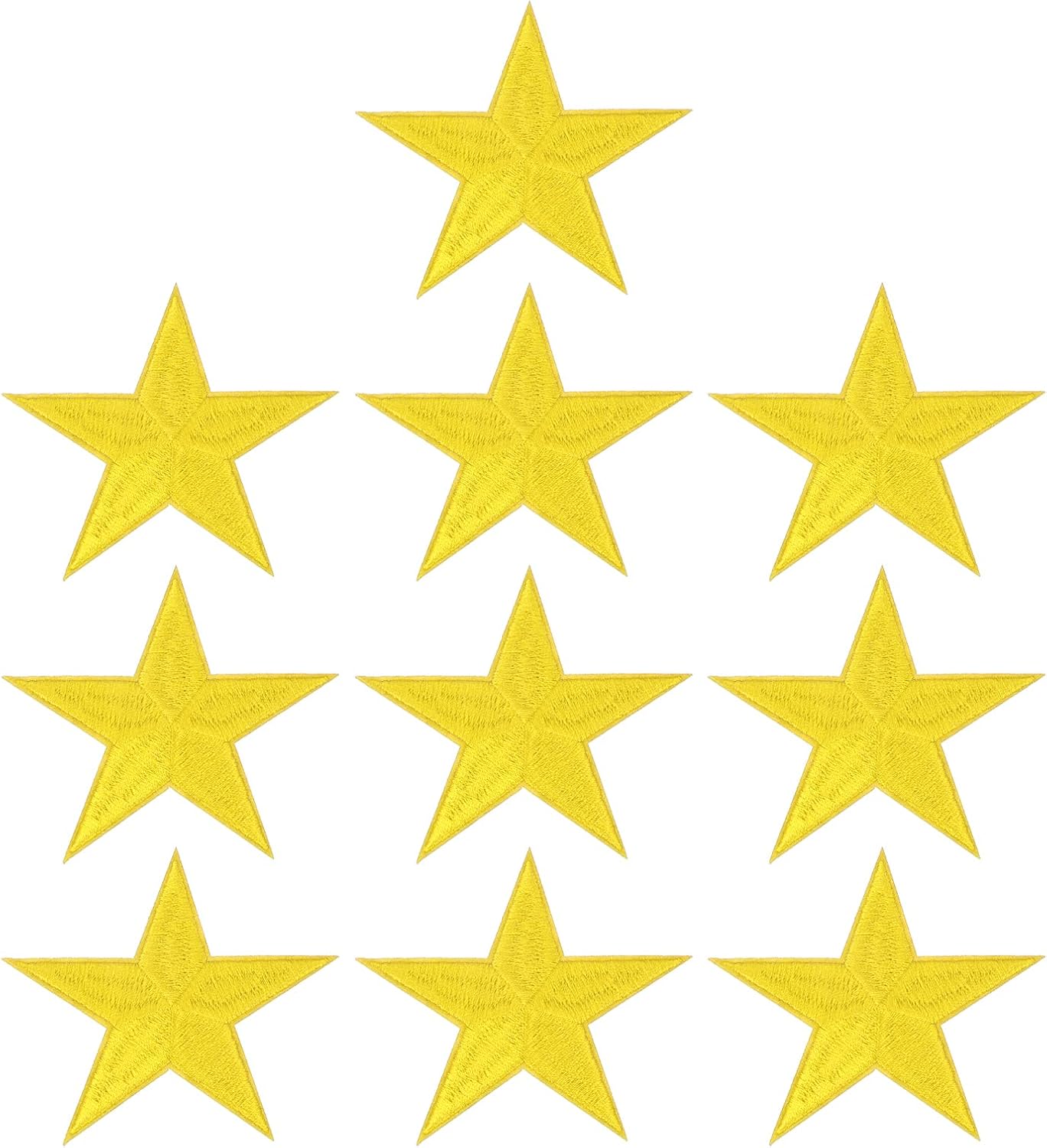 Amazon.com: PATIKIL Star Iron-on Patches, 10 Pcs Sew on Star ...