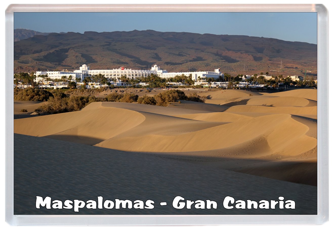 Baked Bean Store Transparent Maspalomas - Gran Canaria - Canary Islands - Spain - Jumbo Fridge Magnet Bbsm68