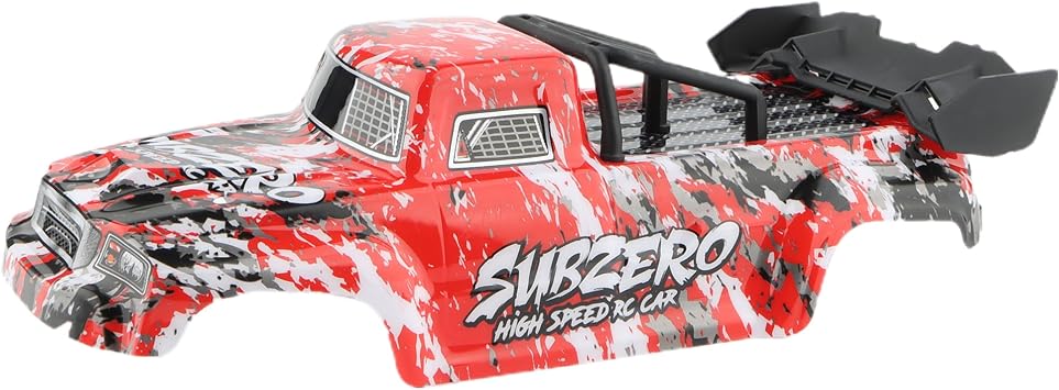 9500E RC Car Shell Body Cover PX9500-04 Accessories Spare Parts for 9500E 116 RC Monster Trucks Vehicle Red
