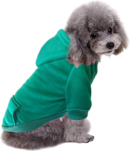 Miniatura 72 de Jecikelon - Sudadera con capucha y bolsillos, cálida para invierno, para perros pequeños, ropa de abrigo para chihuahuas, disfraz para cachorros