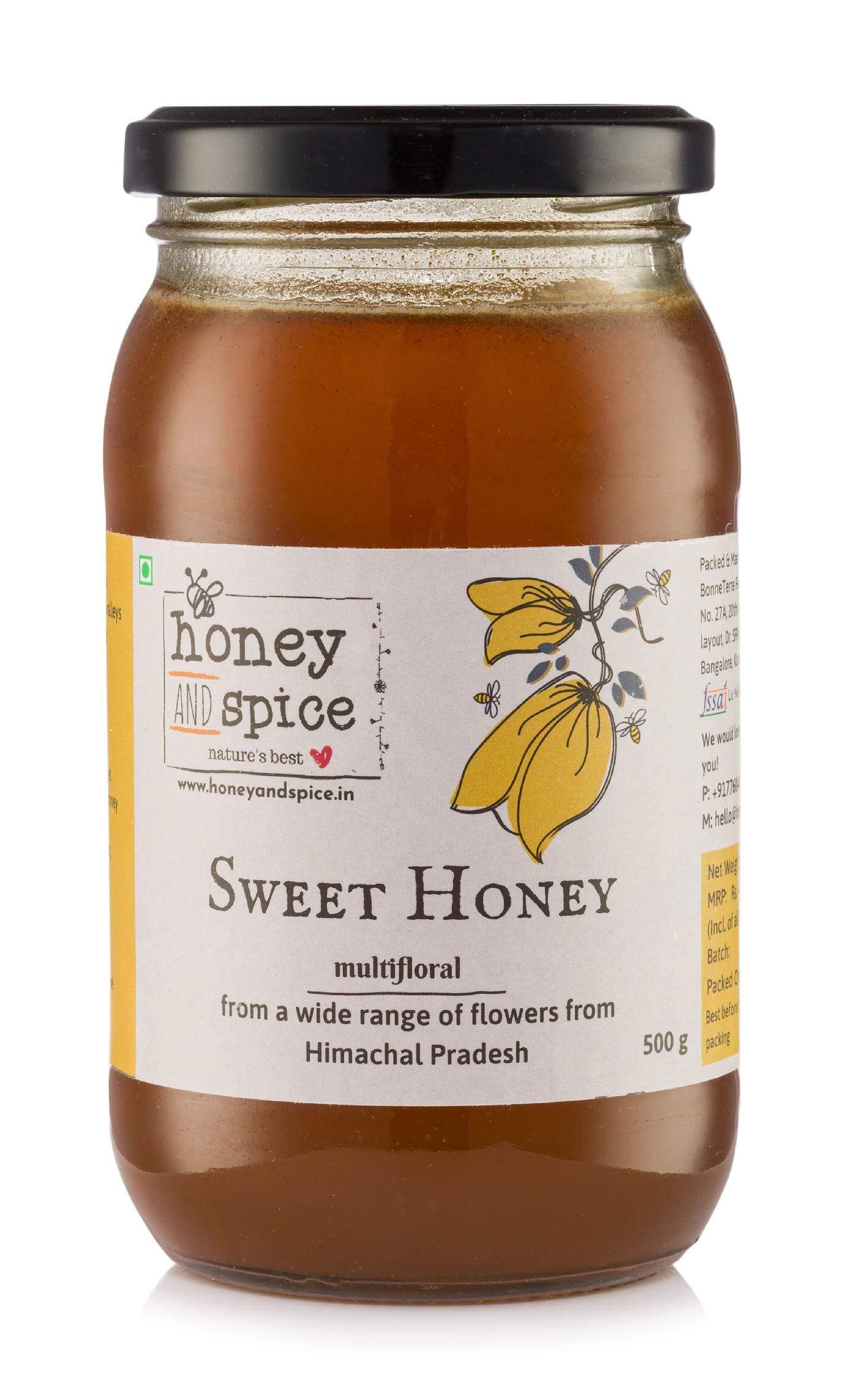 Honey and Spice Sweet Honey, 500 G, Dark Brown : Amazon.in 