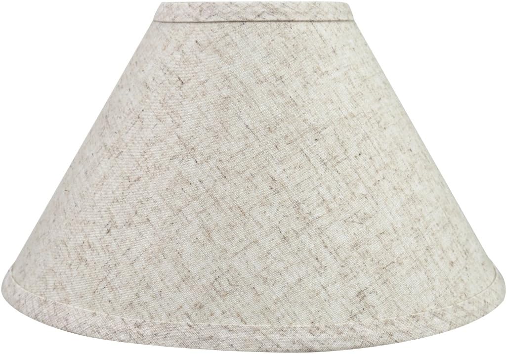 Aspen Creative 58703 Transitional Hardback Empire Shape UNO Construction Lamp Shade in Beige, 11" Wide (4" x 11" x 7")