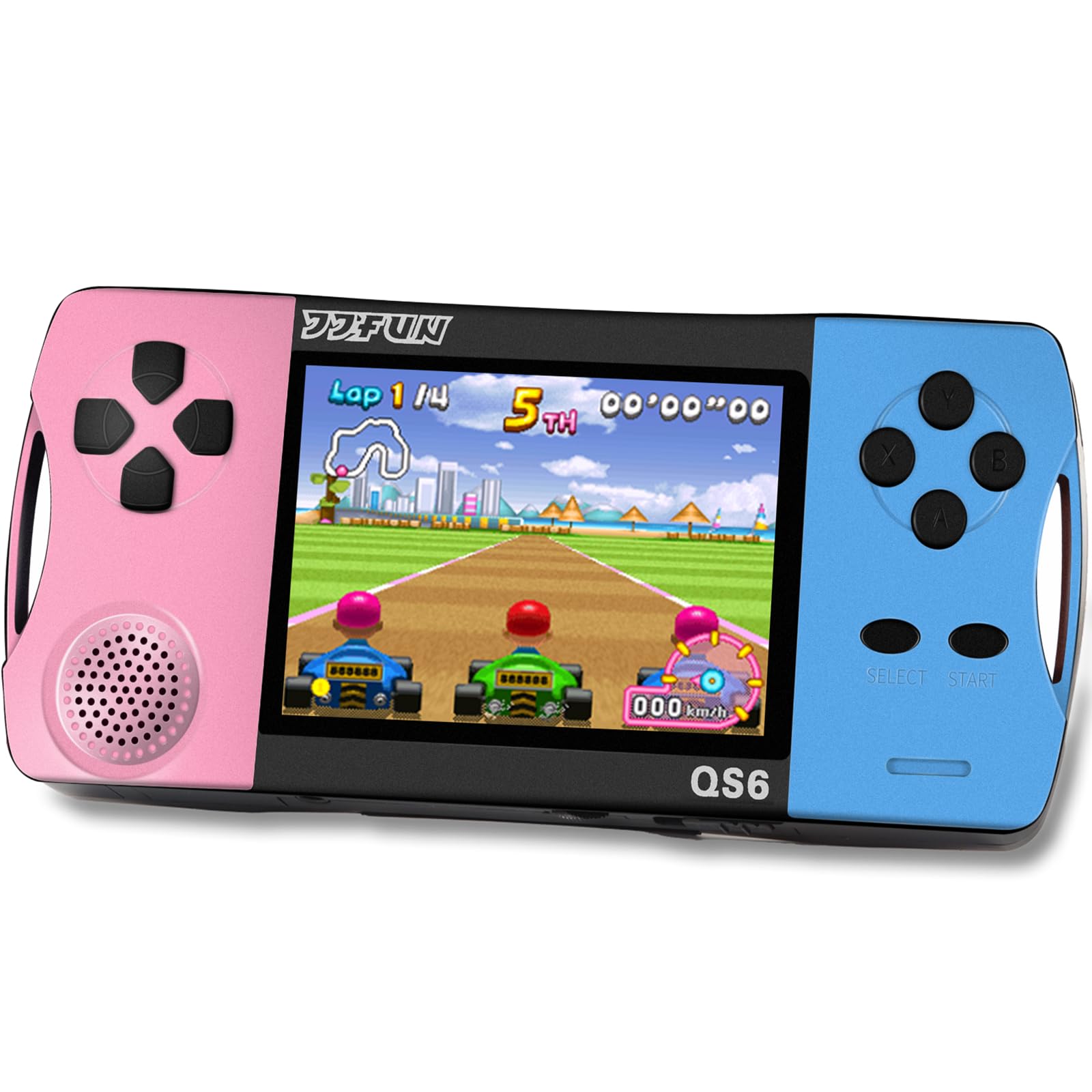 16 Bit Handheld Games for Kids with 3.5" IPS Large Screen Built-in 216 Retro Video Games Portable Gaming Player with Rechargeable Battery Mini Arcade