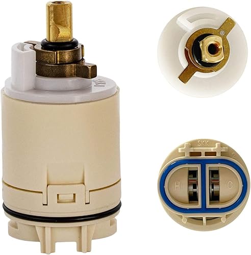 Miniatura 2 de FlowRite RP7053873625 Reemplazo para cartucho de equilibrio de presión de bañera y ducha sin igual y conjunto de válvula (cartucho y conjunto de