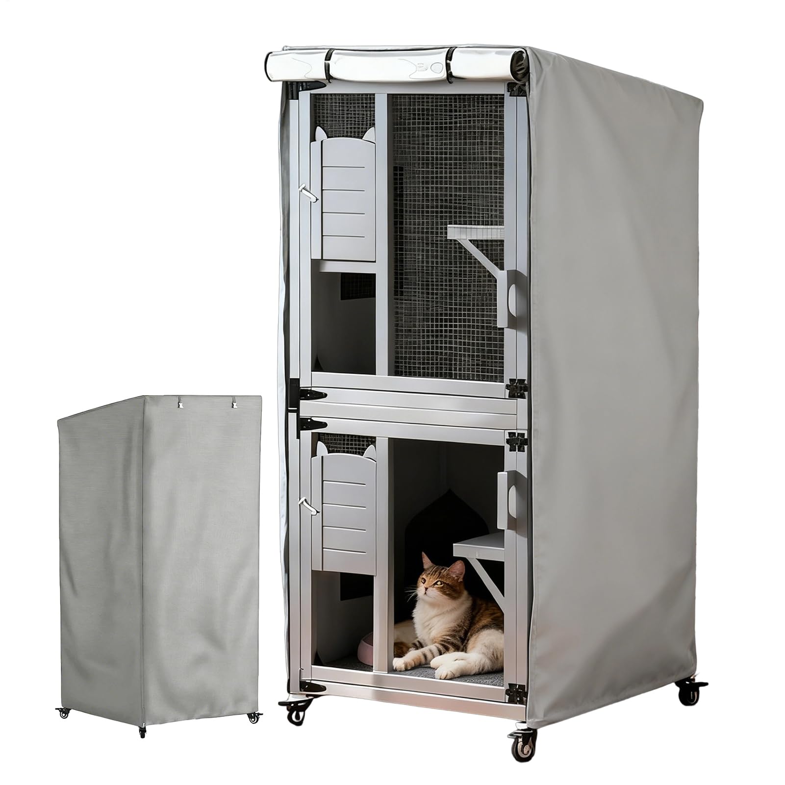 Housse d'abri pour chat pour protéger votre balcon, jardin et terrasse
