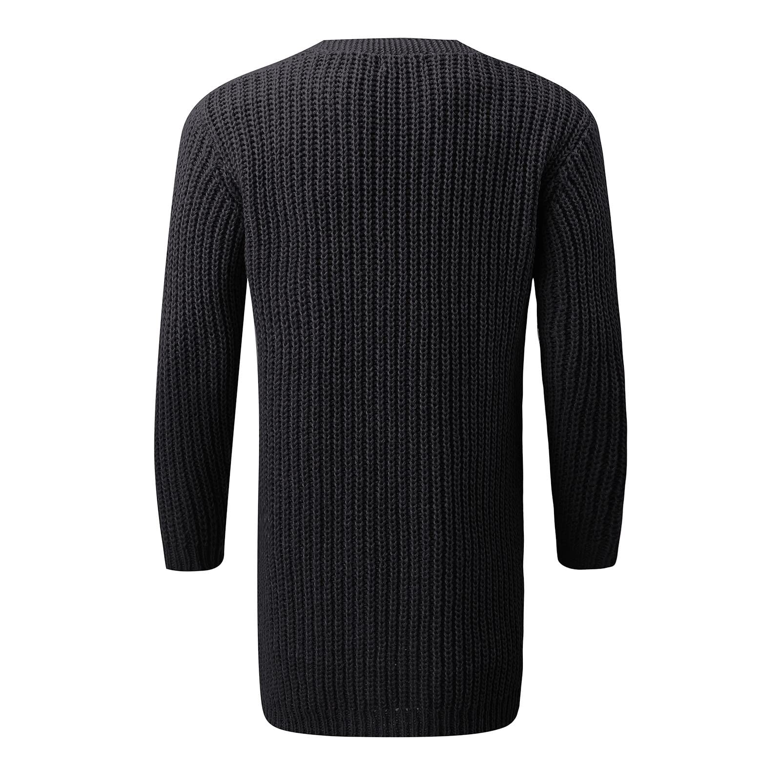 Genérico Cardigan Punto Hombre, Chaqueta Punto Hombre Cuello De Pico Otoño Invierno Cálido Chaqueta Suéter De Manga Larga De Moda Casual Jersey Clásico Sólido Color para El Ocio Y El Autocultivo