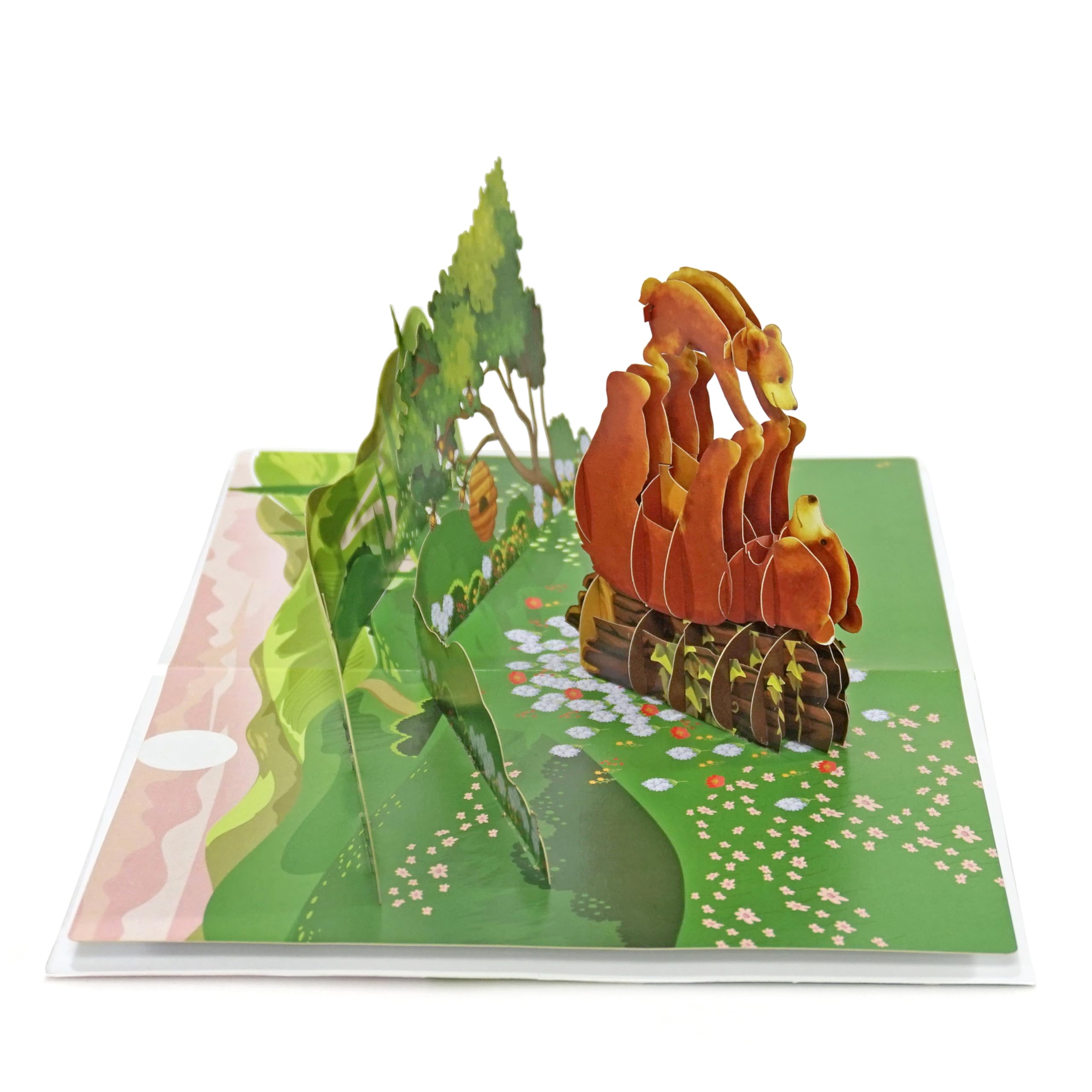 CUTPOPUP Biglietto Pop-Up 3D Papà Orso - Festa Del Papà, Compleanno Uomo, Marito, Ragazzo, 15x20 Cm - 4