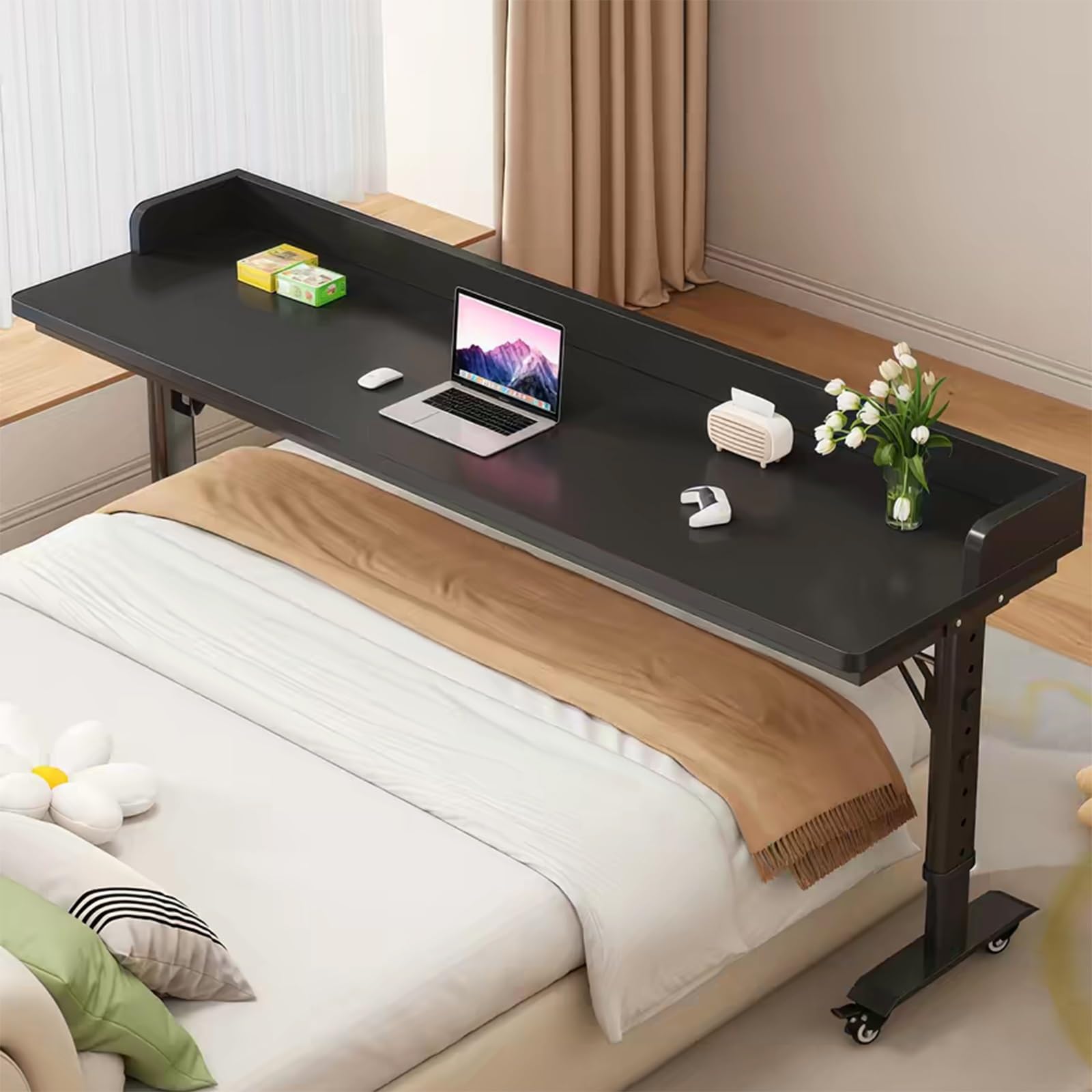 Bureau debout mobile et réglable pour ordinateur portable