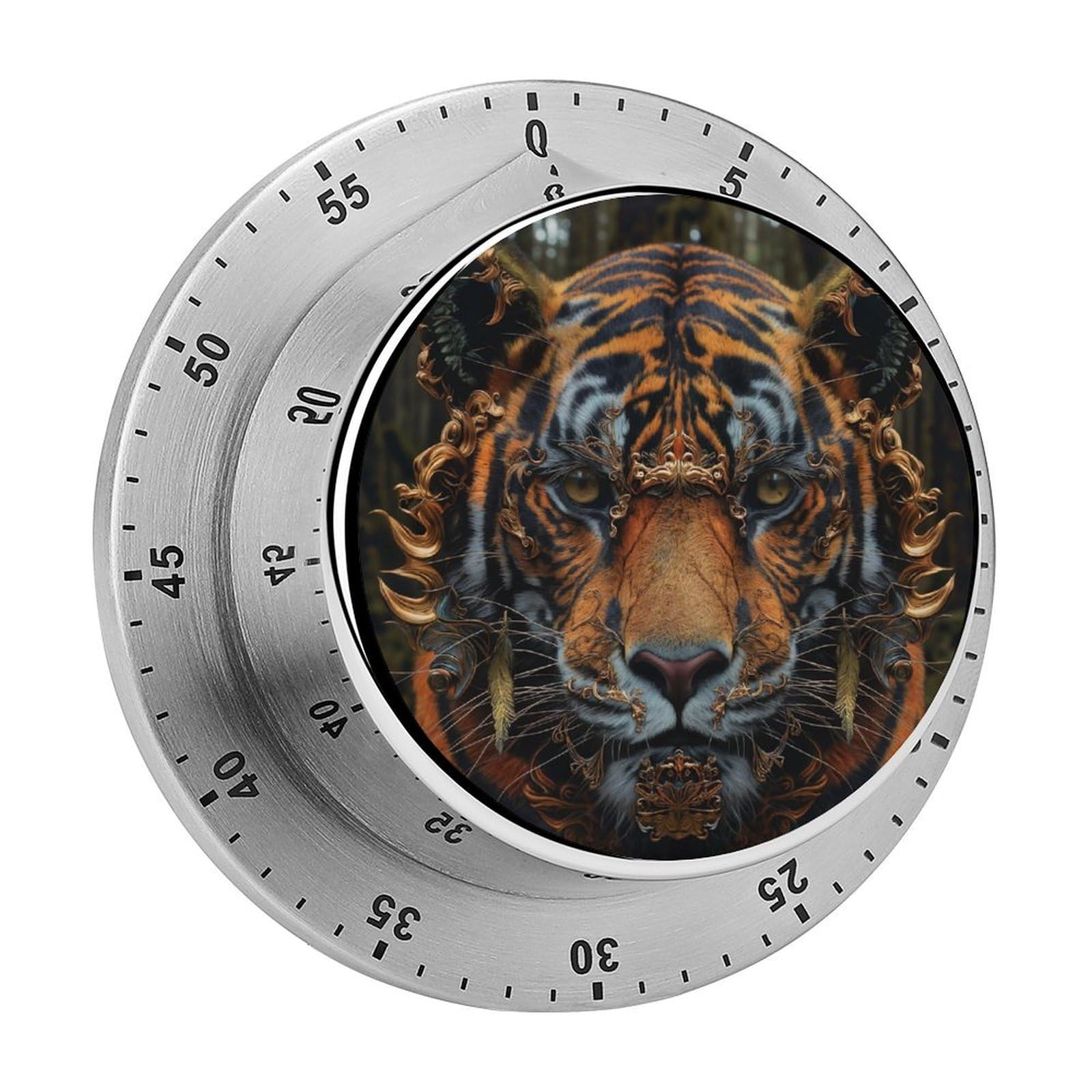 Tiger Kitchen Timer Magnetic Countdown Countup Timer for Cooking Baking 8x8cm