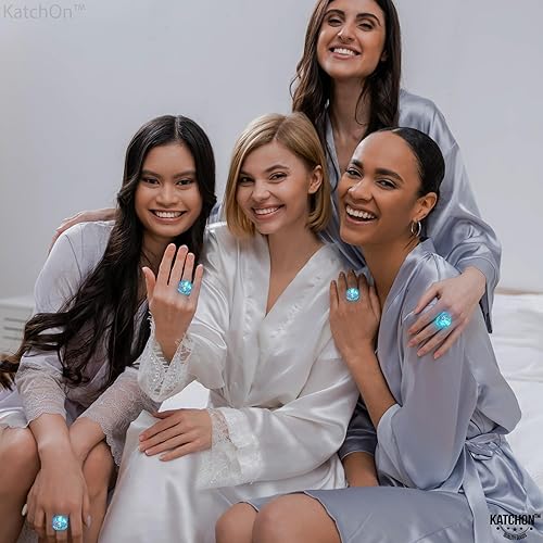 Miniatura 7 de KatchOn, Bandas de despedida de soltera y anillos LED, paquete de 24, accesorios de despedida de soltera, banda de novia y dama de honor para